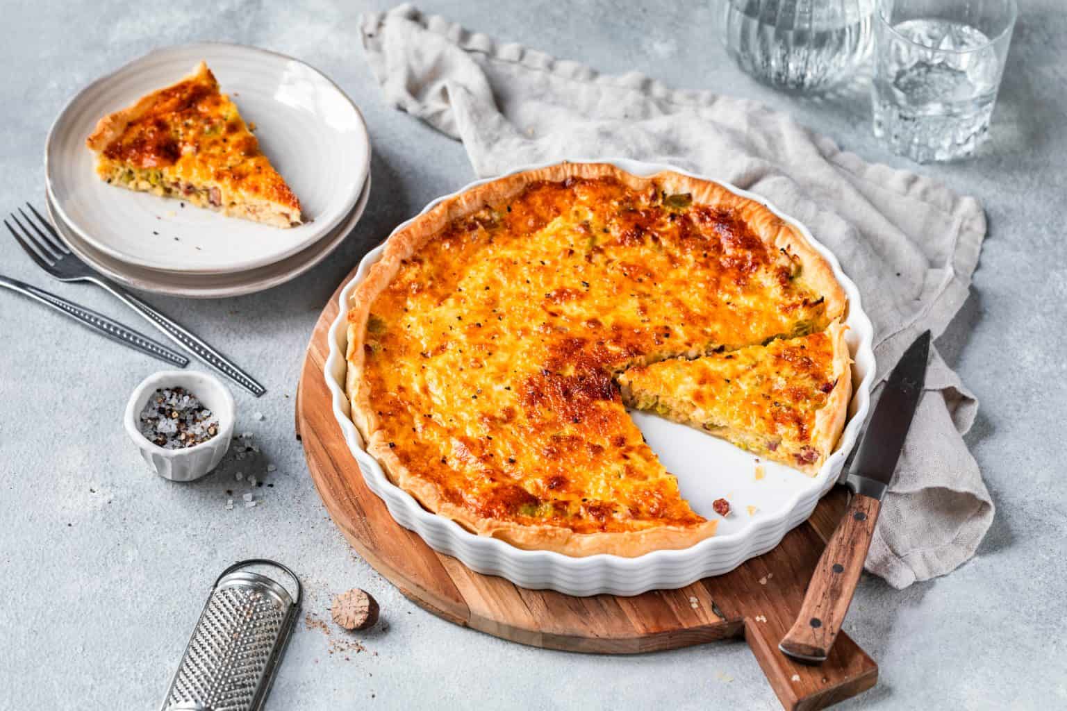 Quiche Lorraine mit Blätterteig