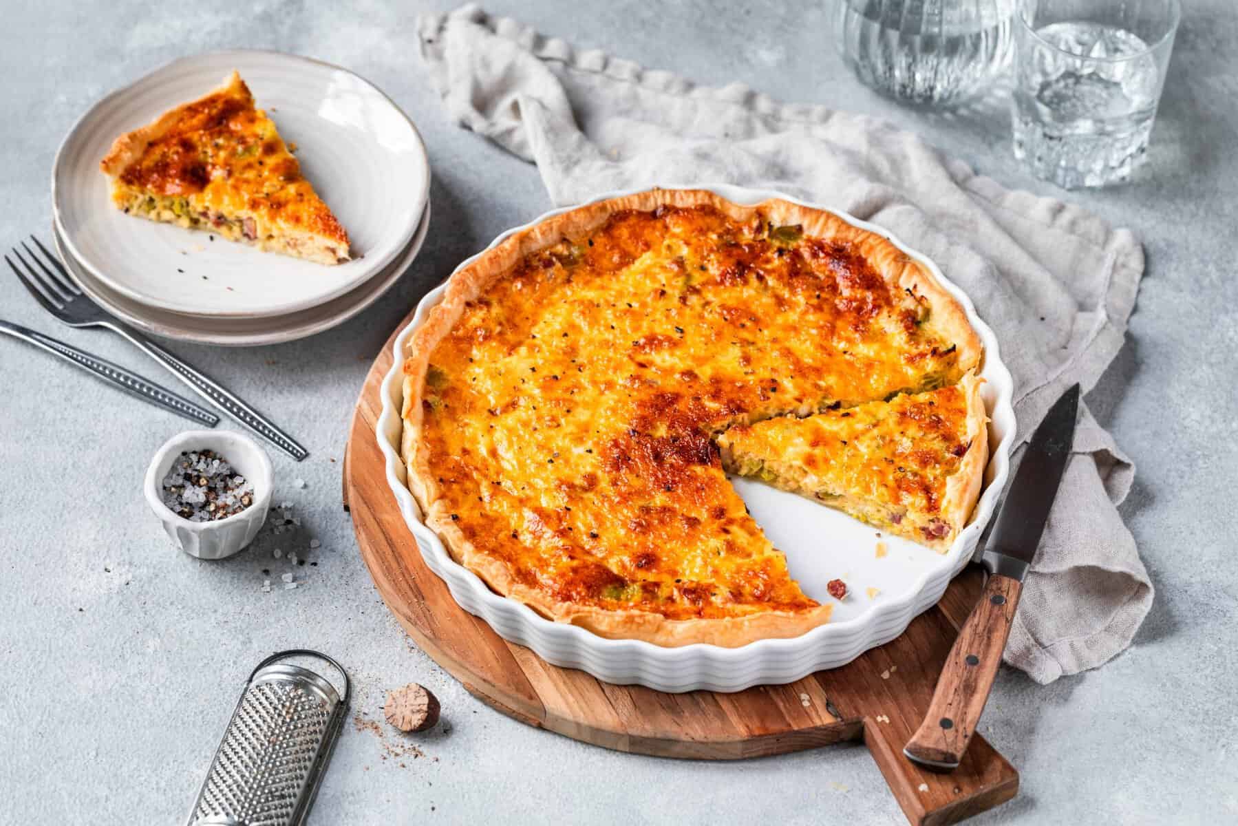 Quiche Lorraine mit Blätterteig