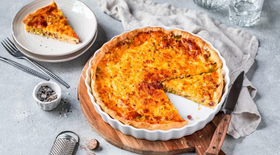 Quiche Lorraine mit Blätterteig – Foto: Anna Gieseler