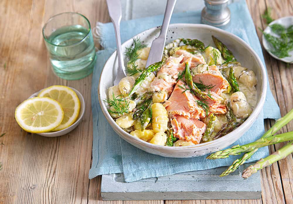 Lachs-Spargel-Gnocchi mit dem Thermomix® – Foto: Ira Leoni