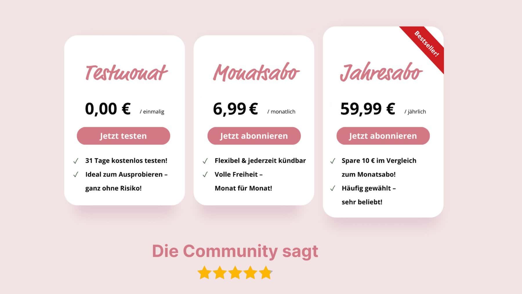 ZauberTopf-Club Preise in der Übersicht