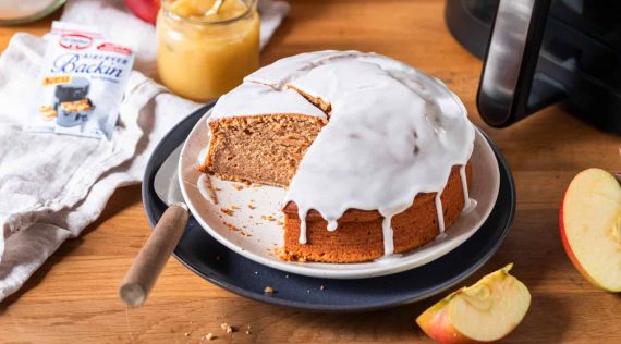 Apfelmuskuchen mit dem Airfryer – Foto: Anna Gieseler
