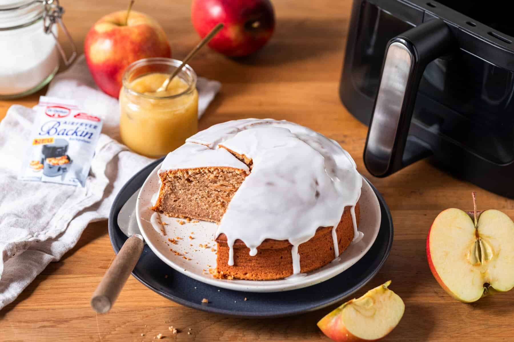 Apfelmuskuchen mit dem Airfryer – Foto: Anna Gieseler