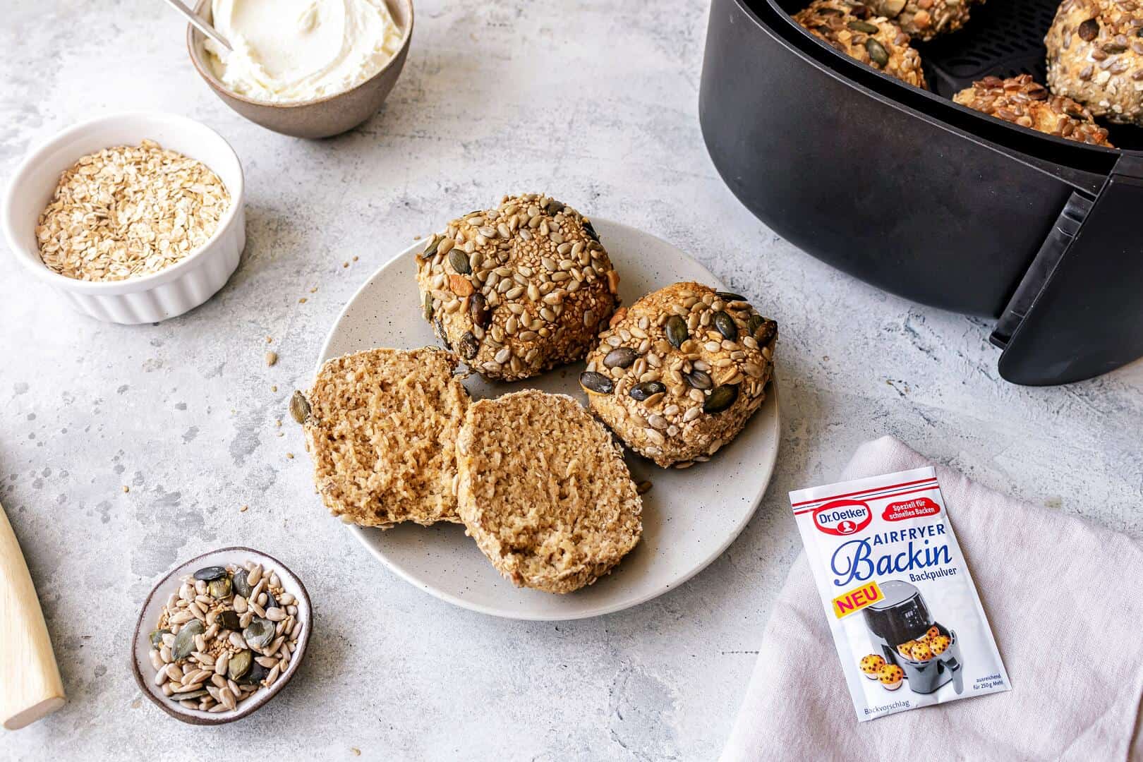 Hafer-Proteinchen mit dem Airfryer – Foto: Sandra Leibinger