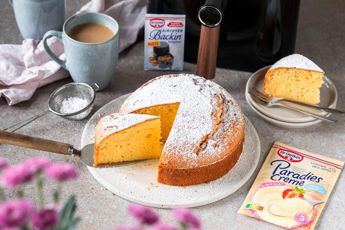 Paradiesecreme-Kuchen mit dem Airfryer – Foto: Anna Gieseler